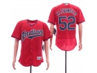 Cleveland Indians #52 Mike Clevinger Red Flexbase Jersey