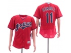 Cleveland Indians #11 Jose Ramirez Red Flexbase Jersey