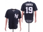 New York Yankees #19 Masahiro Tanaka Blue Cool Base Jersey