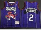 Nike Youth Toronto Raptors #2 Kawhi Leonard Purple Throwback Jersey