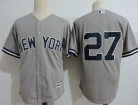 New York Yankees #27 Giancarlo Stanton Gray without Name Cool Base Jersey