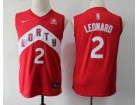 Youth Nike Toronto Raptors #2 Kawhi Leonard Red Earned Jersey