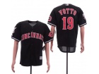 Cincinnati Reds #19 Joey Votto Black Cool Base Jersey