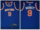 Nike New York Knicks #9 RJ Barrett Blue Jersey