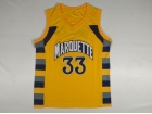 Marquette University #33 Jimmy Butler Gold Basketball Jersey