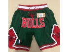 Chicago Bulls Green BULLS Throwback Basketball Short