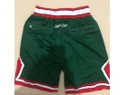 Chicago Bulls Green BULLS Throwback Basketball Short