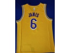 Nike Los Angeles Lakers #6 LeBron James Yellow Swingman Basketball Jersey