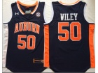 Auburn Tigers #50 Austin Wiley Blue College Basketball Jersey