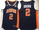 Auburn Tigers #2 Bryce Brown Blue College Basketball Jersey