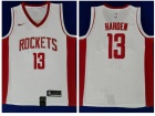 Nike Houston Rockets #13 James Harden White/Red 2019 Basketball Jersey