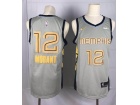 Nike Memphis Grizzlies #12 Ja Morant Grey Jersey