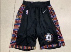 Brooklyn Nets Black City Basketball Shorts