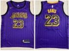 Nike Los Angeles Lakers #23 Anthony Davis Purple City Jersey