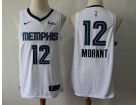 Nike Memphis Grizzlies #12 Ja Morant White Jersey