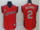 2019 All Star Houston Astros #2 Alex Bregman Red Jersey