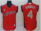 2019 All Star Houston Astros #4 George Springer Red Jersey