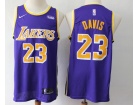 Nike Los Angeles Lakers #23 Anthony Davis Purple Swingman Basketball Jersey