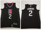 Nike Los Angeles Clippers #2 Kawhi Leonard Black Basketball Jersey