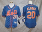 New York Mets #20 Pete Alonso Blue Flex Base Jersey