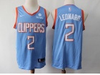 Nike Los Angeles Clippers #2 Kawhi Leonard Light Blue Swingman Jersey