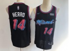 Nike Miami Heat #14 Tyler Herro Black City Basketball Jersey