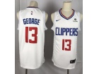 Nike Los Angeles Clippers #13 Paul George White Jersey