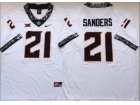 Oklahoma State Cowboys #21 Barry Sanders White Jersey