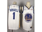 Nike Golden State Warriors #1 D'Angelo Russell White Jersey