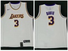 Nike Los Angeles Lakers #3 Anthony Davis White Basketball Jersey