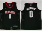 Nike Houston Rockets #0 Russell Westbrook Black Jersey