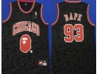 BAPE x Mitchell & Ness Chicago Bulls #93 Bape Black Swingman Jersey