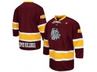 Custom Minnesota Duluth Bulldogs Face Off Hockey Jersey Red