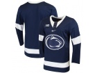 Custom Nike Navy Penn State Nittany Lions Replica College Hockey Jersey