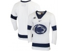 Custom Nike White Penn State Nittany Lions Replica College Hockey Jersey