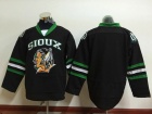 Custom North Dakota Fighting Sioux Blank Black Hockey Jersey