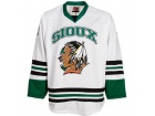 Custom North Dakota Tackle Twill College Hockey Jersey - White