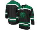 Custom North Dakota Youth Face Off Hockey Jersey - Black