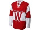 Custom Reebok Wisconsin Badgers Premier Hockey Jersey - Cardinal