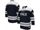 Custom Yale Bulldogs Colosseum Hockey Jersey - Navy