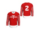 Custom 1918-19 Toronto Arenas Hockey Jersey Red