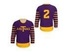 Custom 1918-19 Toronto Arenas Hockey Jersey Purple