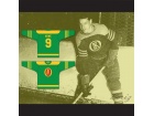 Custom 1945-46 Gordie Howe 9 Omaha Ak-Sar-Ben Knights USHL Home Hockey Jersey