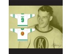 Custom 1945-46 Gordie Howe 9 Omaha Ak-Sar-Ben Knights USHL White Hockey Jersey