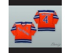 Custom 1974-75 WHA Kevin Morrison 4 San Diego Mariners Jersey