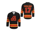 Custom Atlanta Flames Hockey Jersey Black