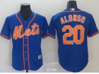 New York Mets #20 Pete Alonso Blue Cool Base Jersey