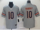 Chicago Bears #10 Mitch Trubisky Gray Inverted Legend Limited Jersey