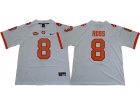 Clemson Tigers #8 Justyn Ross White Limited Jersey