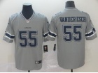 Dallas Cowboys #55 Leighton Vander Esch Gray Inverted Legende Limited Jersey